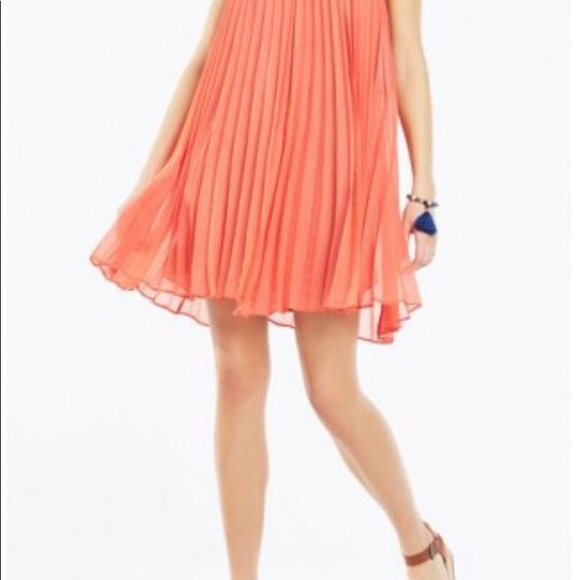 BCBG Giselle Strappy Pleated Cocktail Dress 💜 - Picture 3 of 7